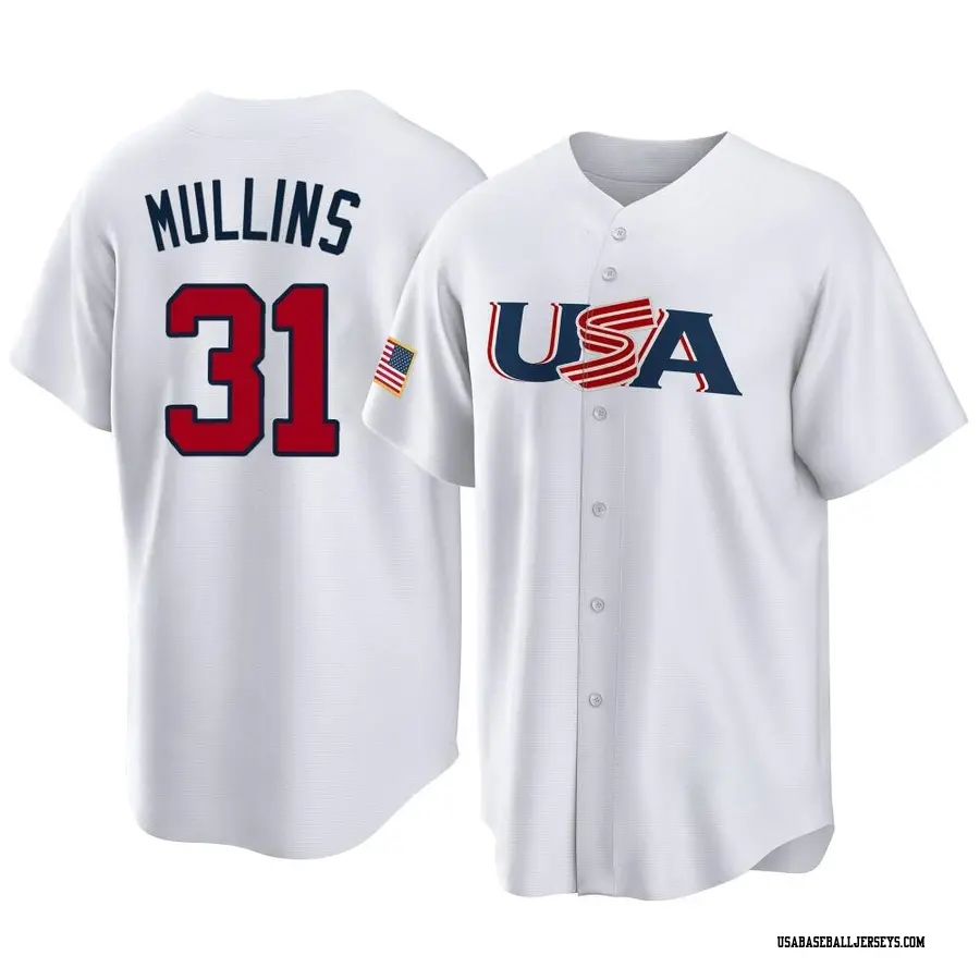 USA Baseball Men's Cedric Mullins 2023 World Baseball Classic Jersey -  Replica White - USA Store