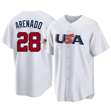 Nolan Arenado National League Majestic 2019 MLB All-Star Game Workout  Player Jersey - Navy