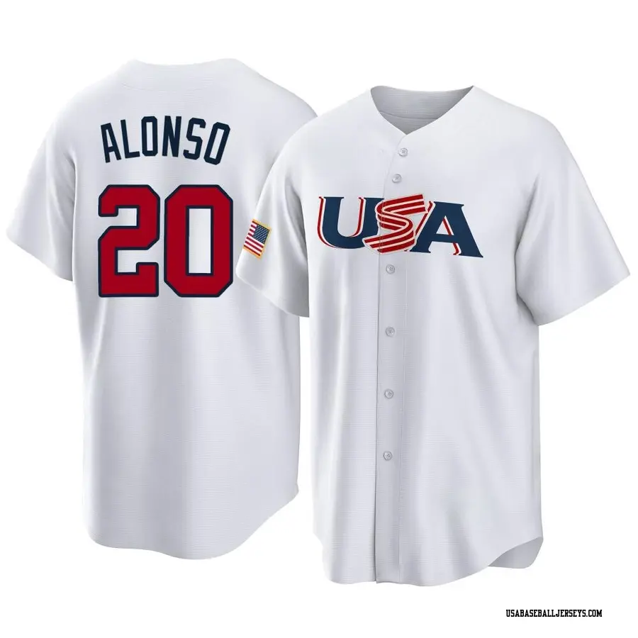 USA Baseball Youth Pete Alonso 2023 World Baseball Classic Jersey